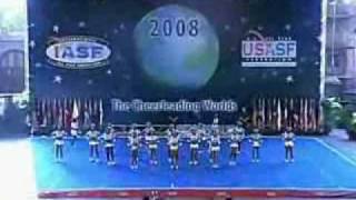 Ellenwood Allstars Starzone  Pink Ladys Cheer Worlds 2008 [upl. by Taft]