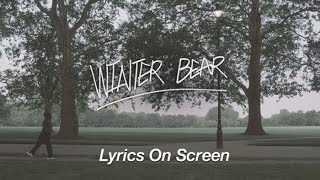 Winter Bear  V Lyrics on Screen [upl. by Nitsuga]