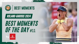 Best moments of the day 11  RolandGarros 2024 [upl. by Dore459]