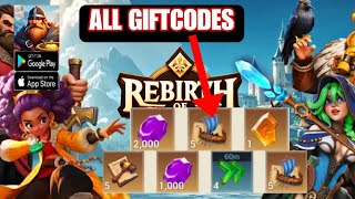 Rebirth of Glory amp All 2 Giftcodes  2 Free Codes Rebirth of Glory  How to Redeem [upl. by Atoiyanap713]