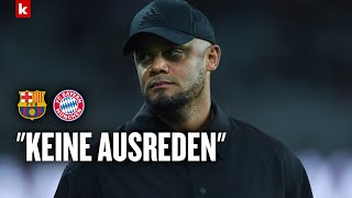 Kompany nach Debakel völlig niedergeschlagen  Barcelona  FC Bayern 41 [upl. by Mckay]