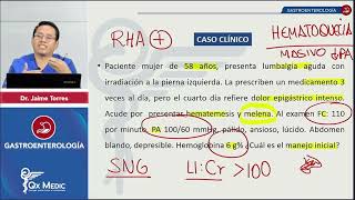 HEMORRAGIA DIGESTIVA ALTA HDA Taller PRACTICO GASTROENTEROLOGIA  QXMEDIC 2023 [upl. by Ainslie]