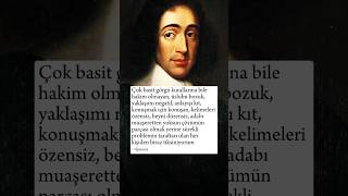 Spinoza Çok basit görgüfelsefe [upl. by Eidurt]