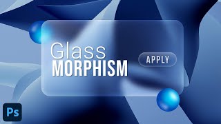 GlassMorphism Style Effect  Photoshop Tutorial [upl. by Jaco497]