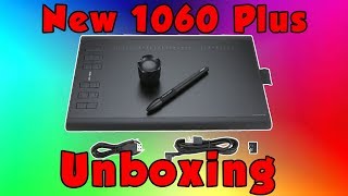 New Huion 1060 Plus UnboxingSetupFirst Impressions [upl. by Danit500]