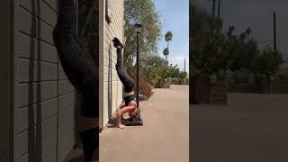 Wall facing kipping handstand push ups [upl. by Artima]