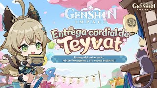 EVENTO WEB Entrega cordial de Teyvat Protogemas y más recompensas  Genshin Impact [upl. by Alahsal48]