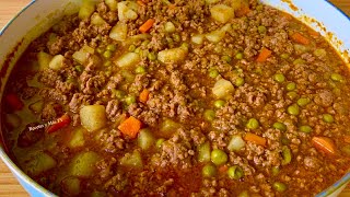 Picadillo de Carne Molida Fácil y Sabrosa [upl. by Lurie]