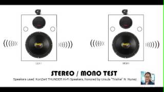 STEREOMONO TEST KONZERT THUNDER [upl. by Nierman]