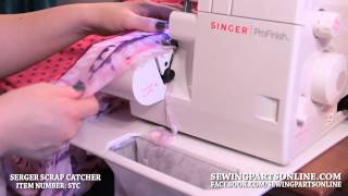 Serger Overlock Machine Scrap Catcher [upl. by Radburn]