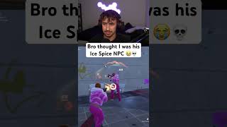 Bro thought I was his NPC 😭💀 fortnite fortniteclips fortniteshorts [upl. by Silvie]