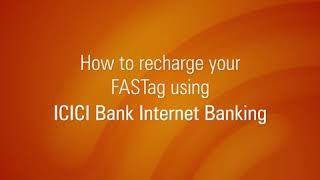 How to recharge FASTag using iMobile Pay app amp Internet Banking [upl. by Nedac876]