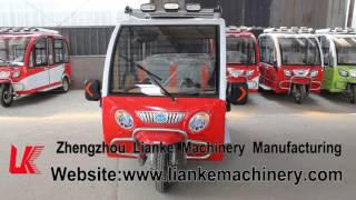 LK2600AC TuktukLuxury electric tricycle for passenger [upl. by Kela]