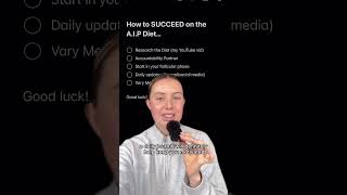 How to START and SUCCEED on the AIP Diet…PART 2 [upl. by Ynaffad]