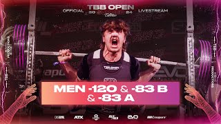 TBB OPEN SUMMER EDITION 2024  MEN  120 83B 83A [upl. by Ahsiadal]