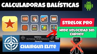 Calculadora balística  Strelok y Chairgun Elite como configurar [upl. by Jandy]