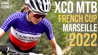 MTB XCO French Cup 2022 Marseille Elite Women Coupe de France VTT Femmes Cross Country XC World UCI [upl. by Enenstein184]