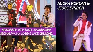 Jesse Lyngdoh amp Aoora perform at Ward lake Meghalaya Korem 2024 [upl. by Enirehs]