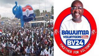 REPORTING LIVE FROM RATTERY PARK NPP Launches Bawumia Volunteers 2024 [upl. by Assirroc]