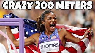 Gabby Thomas is the 200m OLYMPIC CHAMPION  Track And Field 2024 [upl. by Dine]