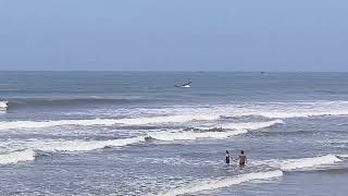 Boat Riding ll on the Ashwem beach North goa india [upl. by Morena]