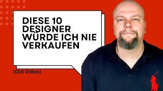 DIESE 10 DESIGNER PARFÜMS WÜRDE ICH NIE VERKAUFEN 🤞 [upl. by Devora436]