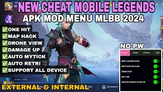 UPDATE CHEAT ML TERBARU 2024 MOD MENU UNLOCK ALL SKIN MOBILE LEGENDS FULL FEATURE GRATIS NO PASSWORD [upl. by Lletnom]