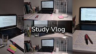 Study Vlog  Exam Preparation and Lots of Notestaking  deskdutydiary [upl. by Dolloff]