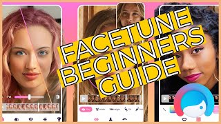 How to Use Facetune For Beginners 2023 FaceTune Tutorial [upl. by Llehsim]