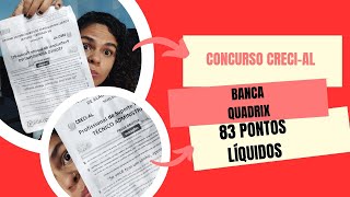 Concurso CRECIAL  MINHA PONTUAÇÃO 🤔😱  gabarito preliminar [upl. by Ainot]