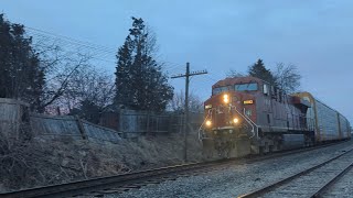 A late CPKC Train 231 hits the bend [upl. by Tavish]