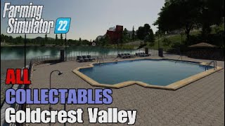 FS22 Goldcrest Valley Map  Earn extra money  All 100 Collectables [upl. by Aoket]