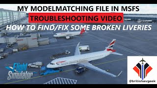 MSFS VATSIM Airline Modelmatching  Livery Troubleshooting Video MSFS2020  vPilot [upl. by Yetta]