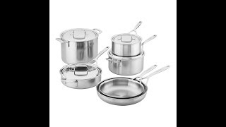 Demeyere 5Plus Stainless Steel 10piece Cookware Set [upl. by Nuncia372]