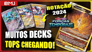 Novo formato começou no Japão Primeiros Resultados Rotação Pokémon TCG 2024  SV5 Forças Temporais [upl. by Iene389]