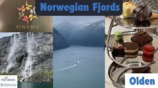 NORWEGIAN FJORDS CRUISE 🇳🇴🚢 Olden  PampO Cruises Britannia  MayJune 2024 [upl. by Ennaeirrac]