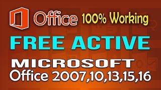 Activate Office 2013 or 2016 for FREE by hand  Without any software [upl. by Anastasie]