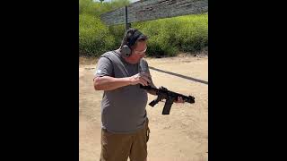 See the AR 15 pistol in action 💥💥 ledesmaarms [upl. by Herzen512]