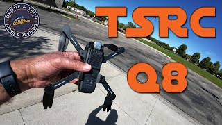 TSRC Q8 GPS Camera drone Introduction and Flight Review [upl. by Hutner612]