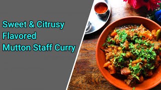 Mutton Staff Curry with Carrot amp Satkora  Citrus Macroptera [upl. by Schindler169]