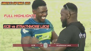 KCB VS STRATHMORE LEOS CHRISTIE 7S CUP FINAL 2023 MATCH HIGHLIGHTS VID CREDIT KENYA RUGBY TV kenya7s [upl. by Lativa]