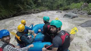 Lower Huacas Falls Pacuare River Costa Rica [upl. by Alcot]