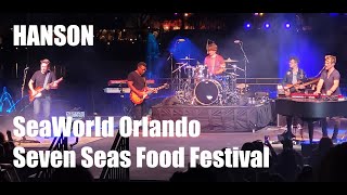 HANSON Performs at Bayside Stadium SeaWorld Orlando Seven Seas Food Festival 31923 Full Show [upl. by Aivuy]