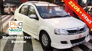 Mahindra eVerito Electric Sedan  Preview [upl. by Ruford]