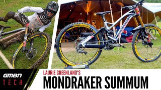 Laurie Greenlands Mondraker Summum Mullet Bike  GMBN Tech Pro Bike Check [upl. by Lionel504]