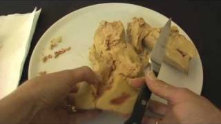 How to clean and devein a whole lobe of foie gras  Part 1 [upl. by Caro]