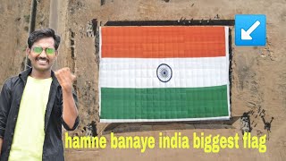 This is the BIGGEST most EPIC Indian Flag [upl. by Anerol]