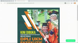 DPLI UKM Cara Mendapatkan Borang Permohonan [upl. by Weyermann197]