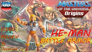 HE MAN BATTLE ARMOR Masters of the Universe ORIGINS Deluxe Video recensione review ITA [upl. by Belda88]