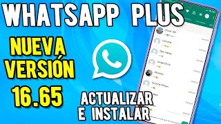 WHATSAPP PLUS ULTIMA VERSION  COMO DESCARGAR WHATSAPP PLUS  COMO INSTALAR WHATSAPP PLUS [upl. by Elwee33]